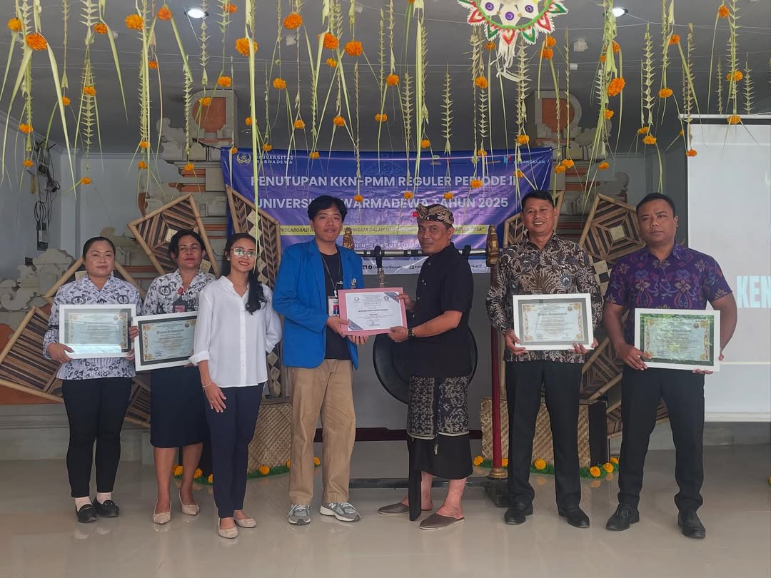 Penutupan Kegiatan KKN PMM Universitas Warmadewa di Desa Bongkasa